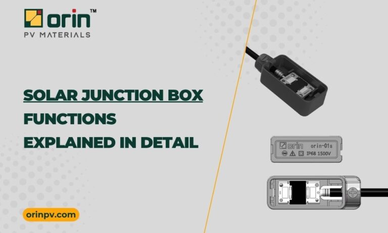 Solar Junction Box Functions Explained in Detail - Orin